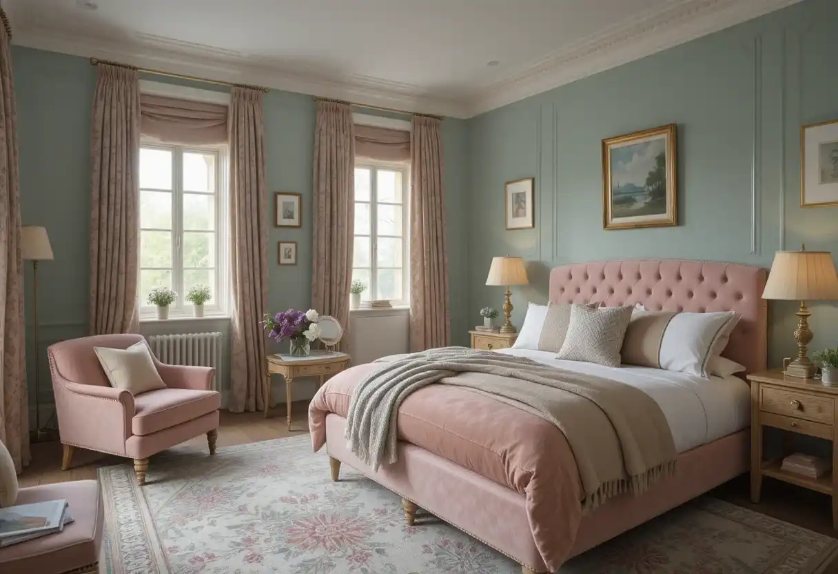 pastel bedroom decors