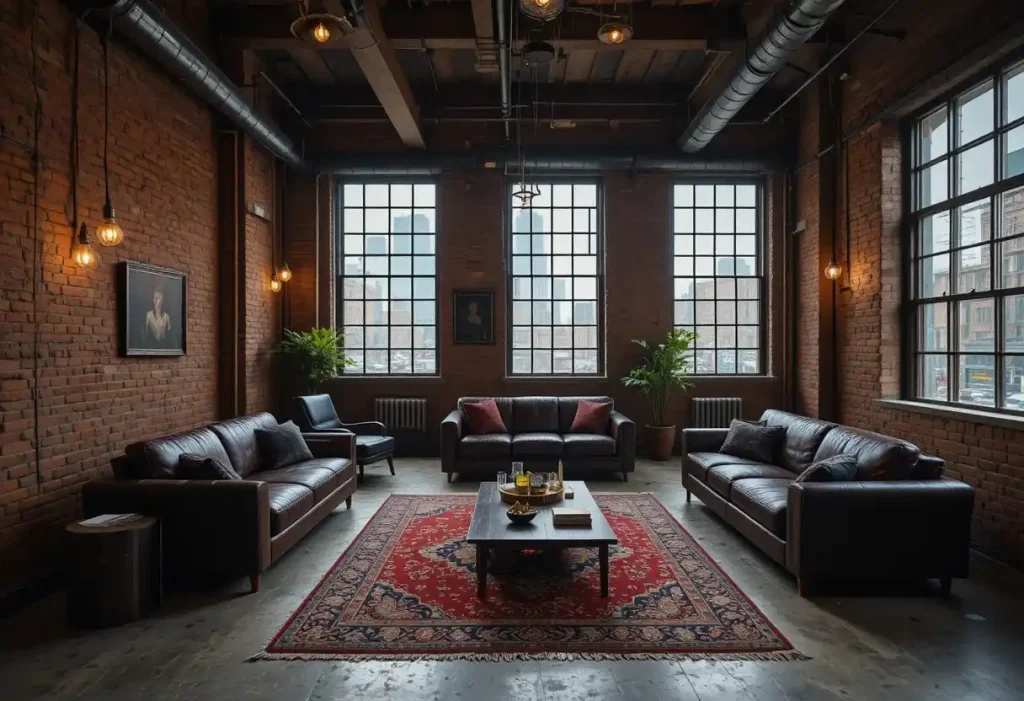 sunken living room