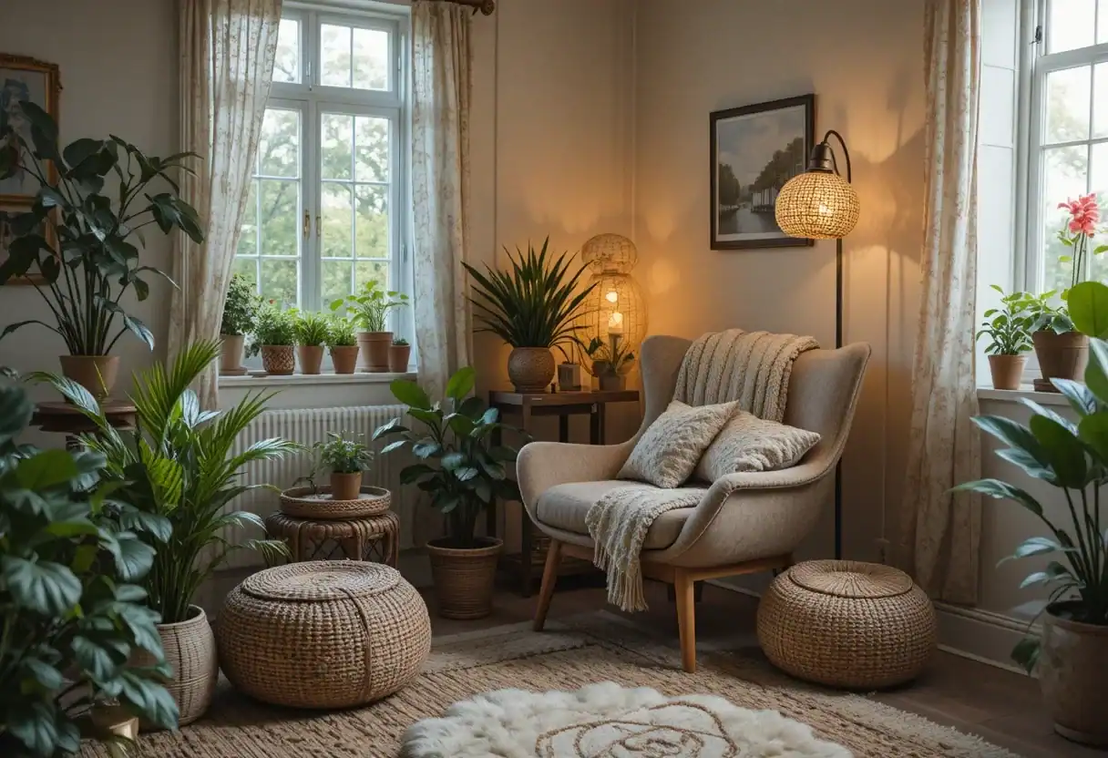boho living room