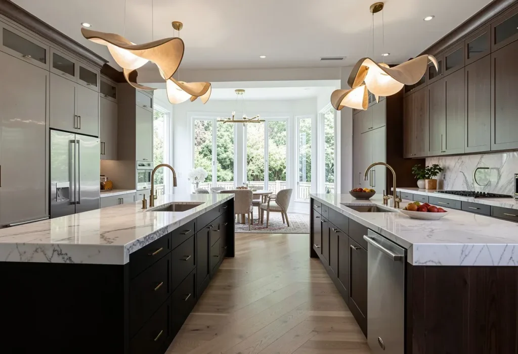Double Island Kitchen Layouts