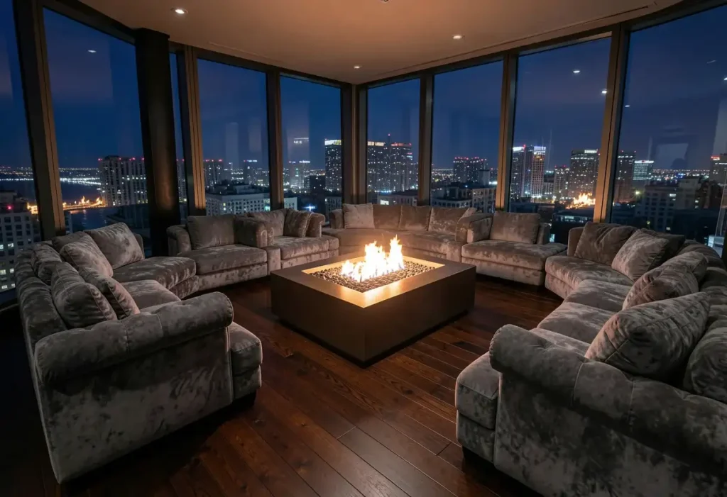 15 Modern Terrace Design Ideas 2026 for Urban Luxury magnific sunken penthouse lounge r 2953530532 14 11zon