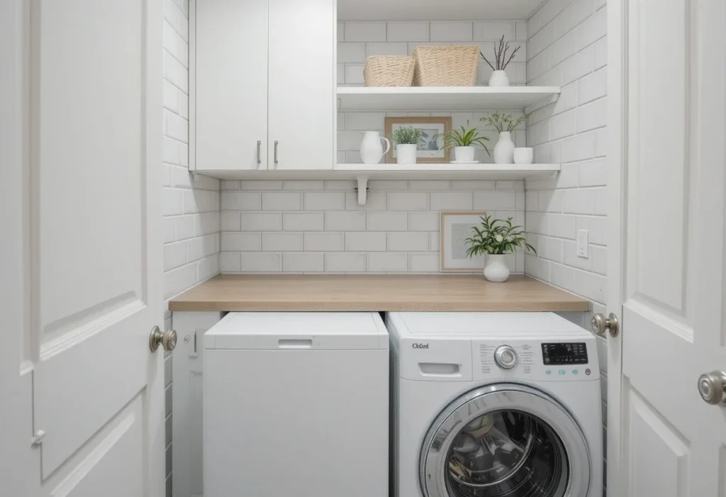 Laundry Room Ideas 2026 for Small Spaces Bright White Small Laundry Designs