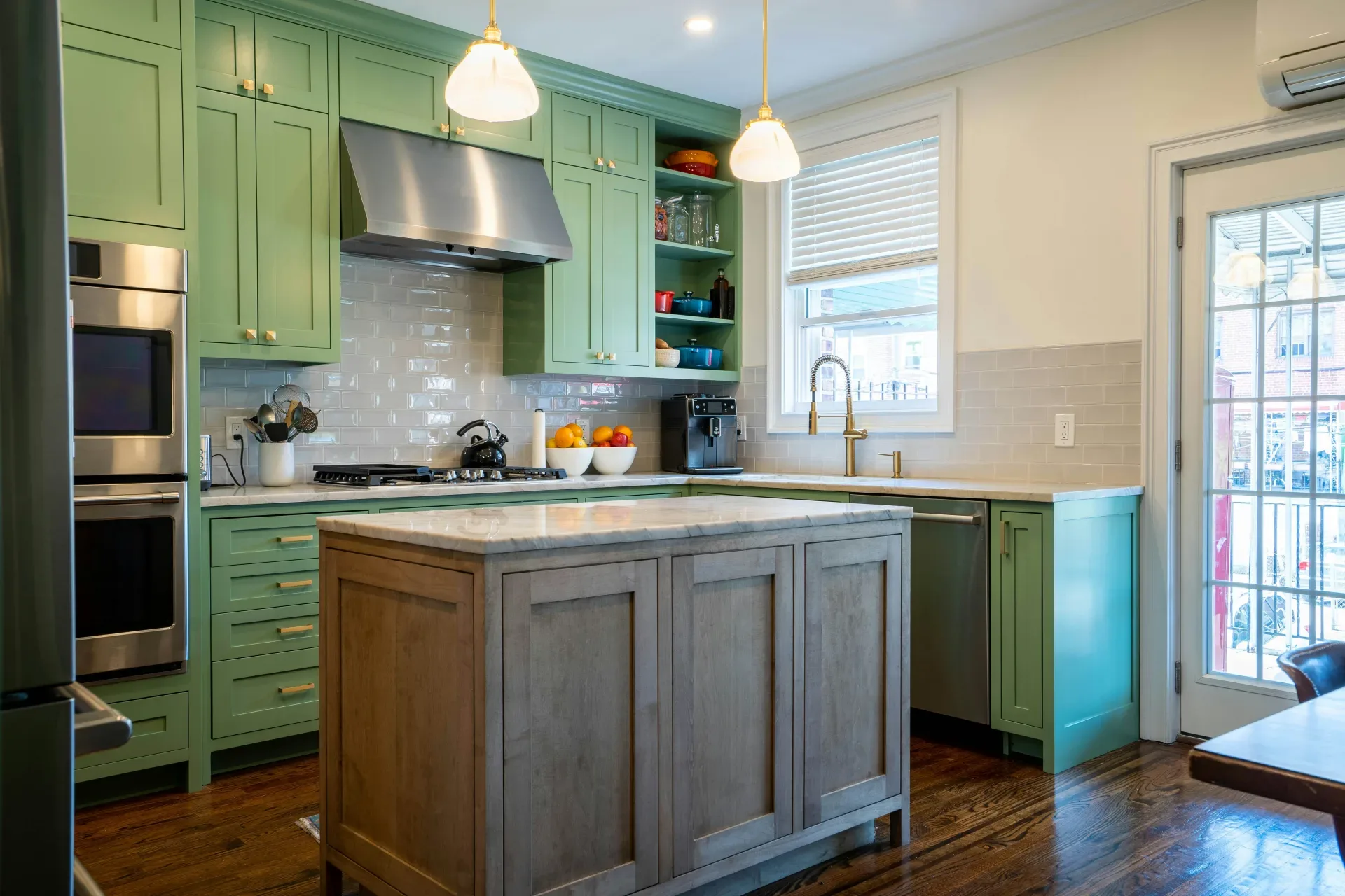 12 Green Kitchen Ideas That Feel Fresh and Modern A kitchen with green cabinets