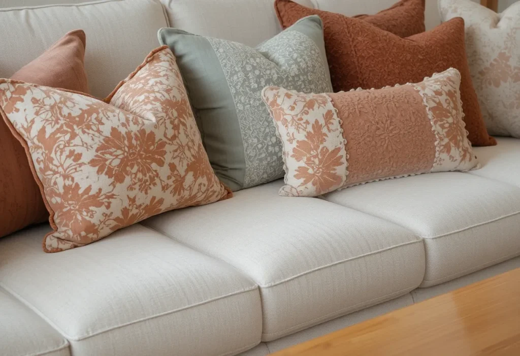 18 Decorative Cozy Ideas to Steal in 2026 Pile On Linen and Velvet Cushions in Earthy Tones
